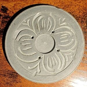 Handcrafted Ceramic Cone Stick Incense Holder Burner 3"